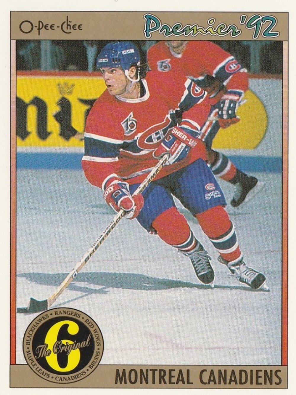 Russ Courtnall Hockey Card